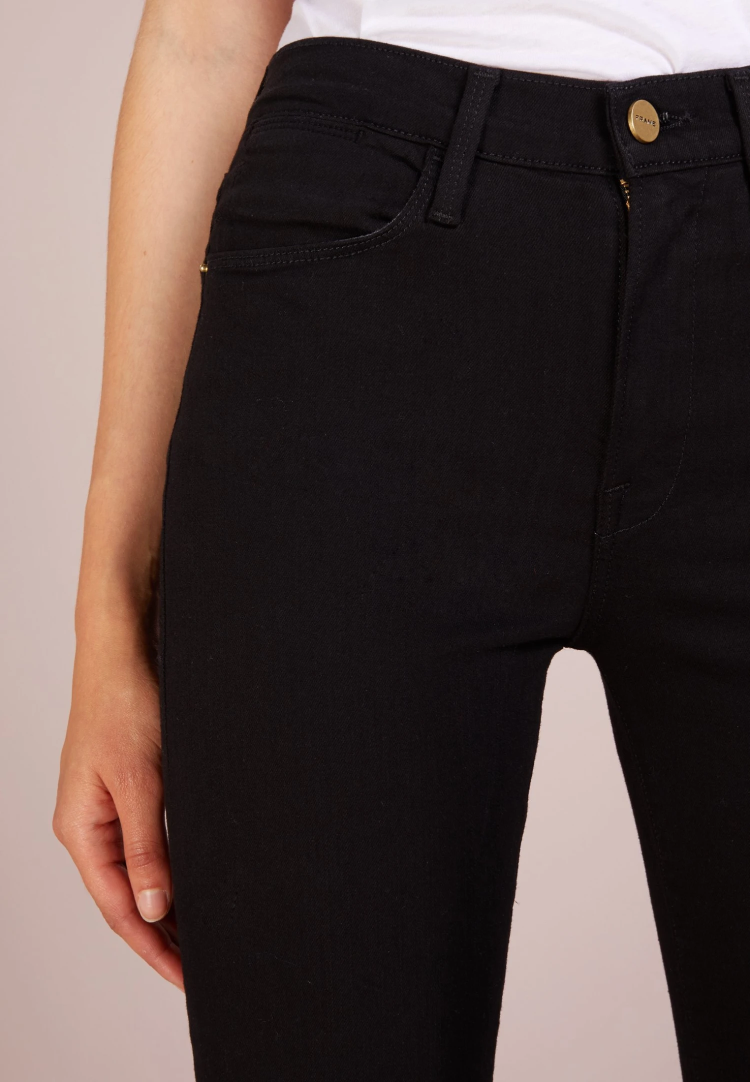 FRAME Le High - Straight Leg Jeans - Film Noir 6 FRAME Le High - Straight Leg Jeans - Film Noir - Afbeelding 6