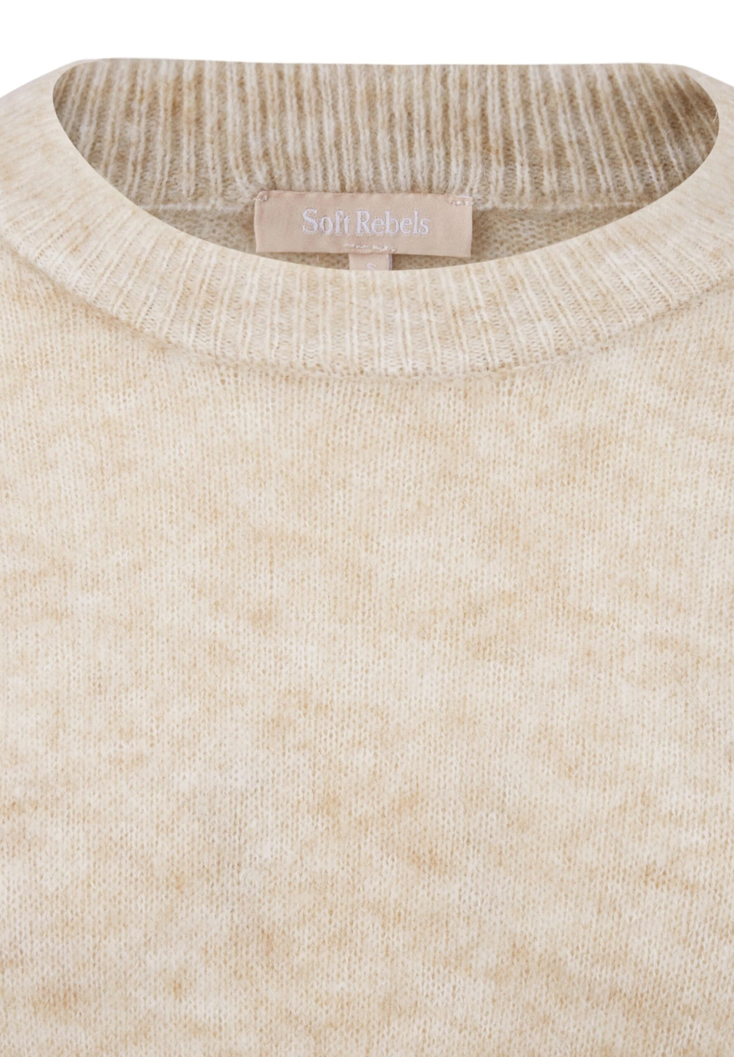 Soft Rebels Srallison- Gebreide Jurk - Whitecap Gray Melange 6 Soft Rebels Srallison- Gebreide Jurk - Whitecap Gray Melange - Afbeelding 6