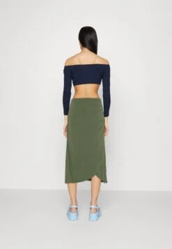 Object Objannie Drape Skirt - Kokerrok - Vineyard Green 8 Object Objannie Drape Skirt - Kokerrok - Vineyard Green -Only Mode Winkel 3bb6799a2b05449d9d92674eaa579615