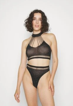 Ann Summers Starlight Set - Bustier - Black