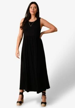 Sleeveless- Jerseyjurk - Black