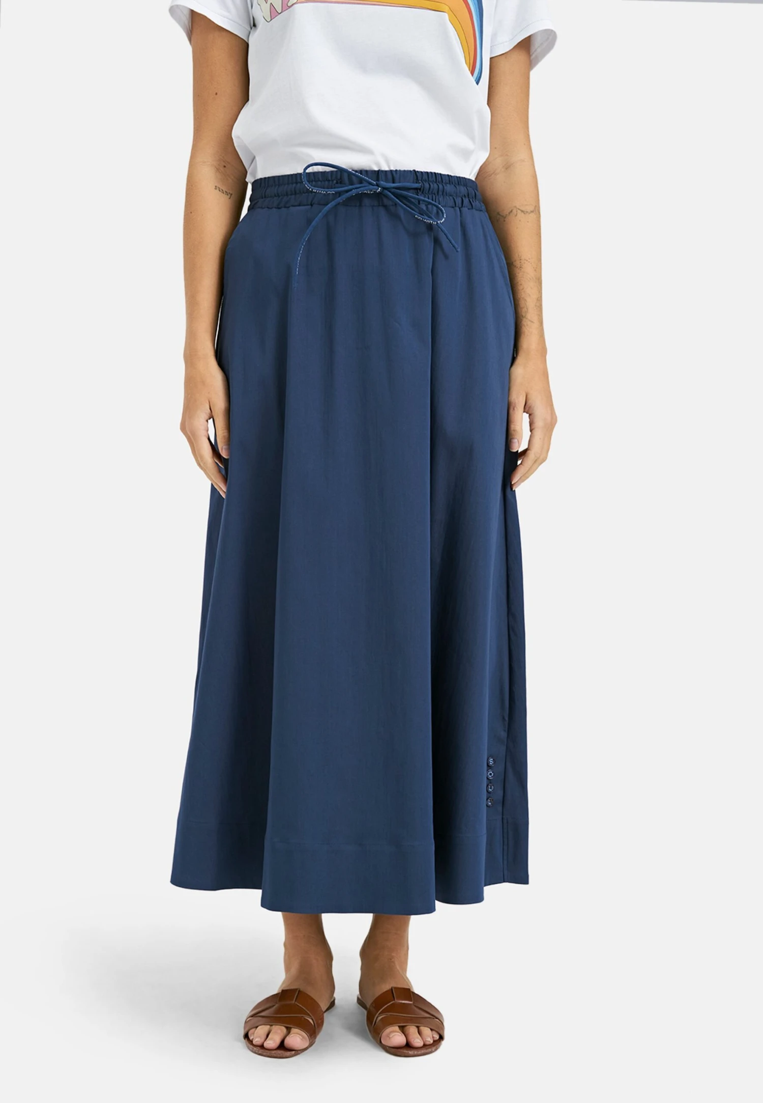 A-Lijn Rok - Night Blue 1 A-Lijn Rok - Night Blue