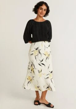 Emma - A-Lijn Rok - Mimosa Print -Only Mode Winkel 3c1ce703cfba4f4ebad4faca4cf8ced2