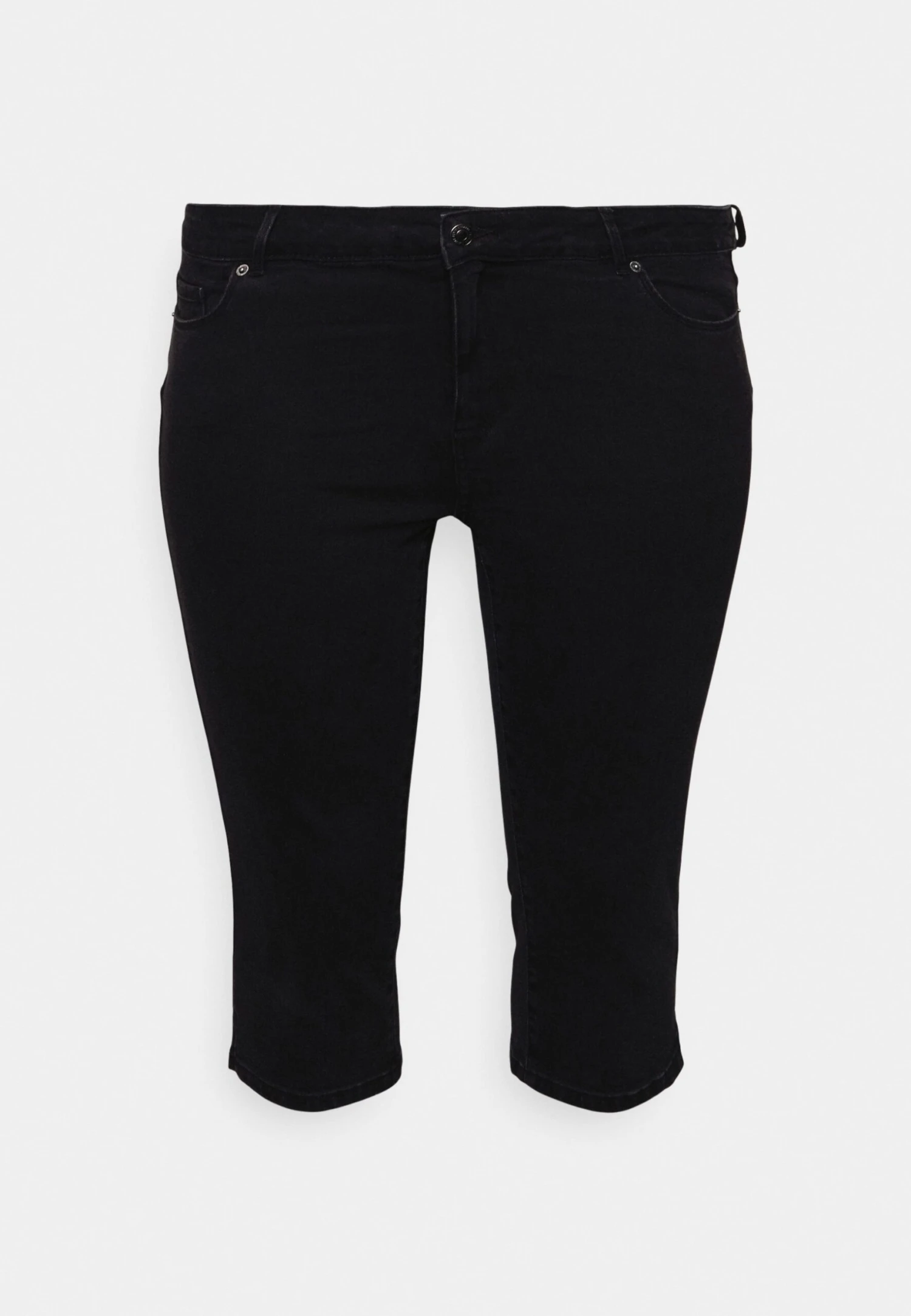 Vero Moda Curve Vmruna Seven Knickers - Jeansshort - Black 4 Vero Moda Curve Vmruna Seven Knickers - Jeansshort - Black - Afbeelding 4