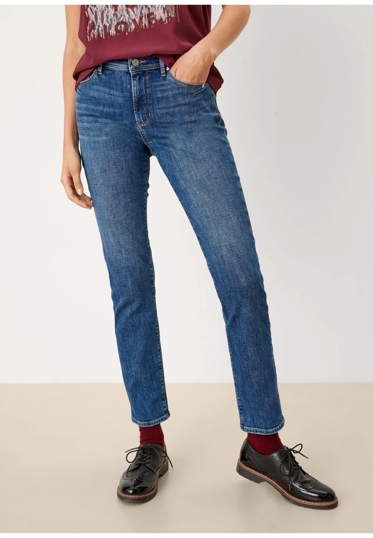 S.Oliver Slim Legs - Slim Fit Jeans - Blue 2 S.Oliver Slim Legs - Slim Fit Jeans - Blue - Afbeelding 2