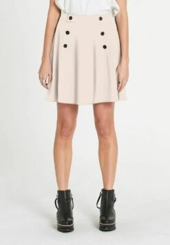 Blaze - A-Lijn Rok - Beige -Only Mode Winkel 3cbdf8ed4db34491bd0720a4005c2c7d