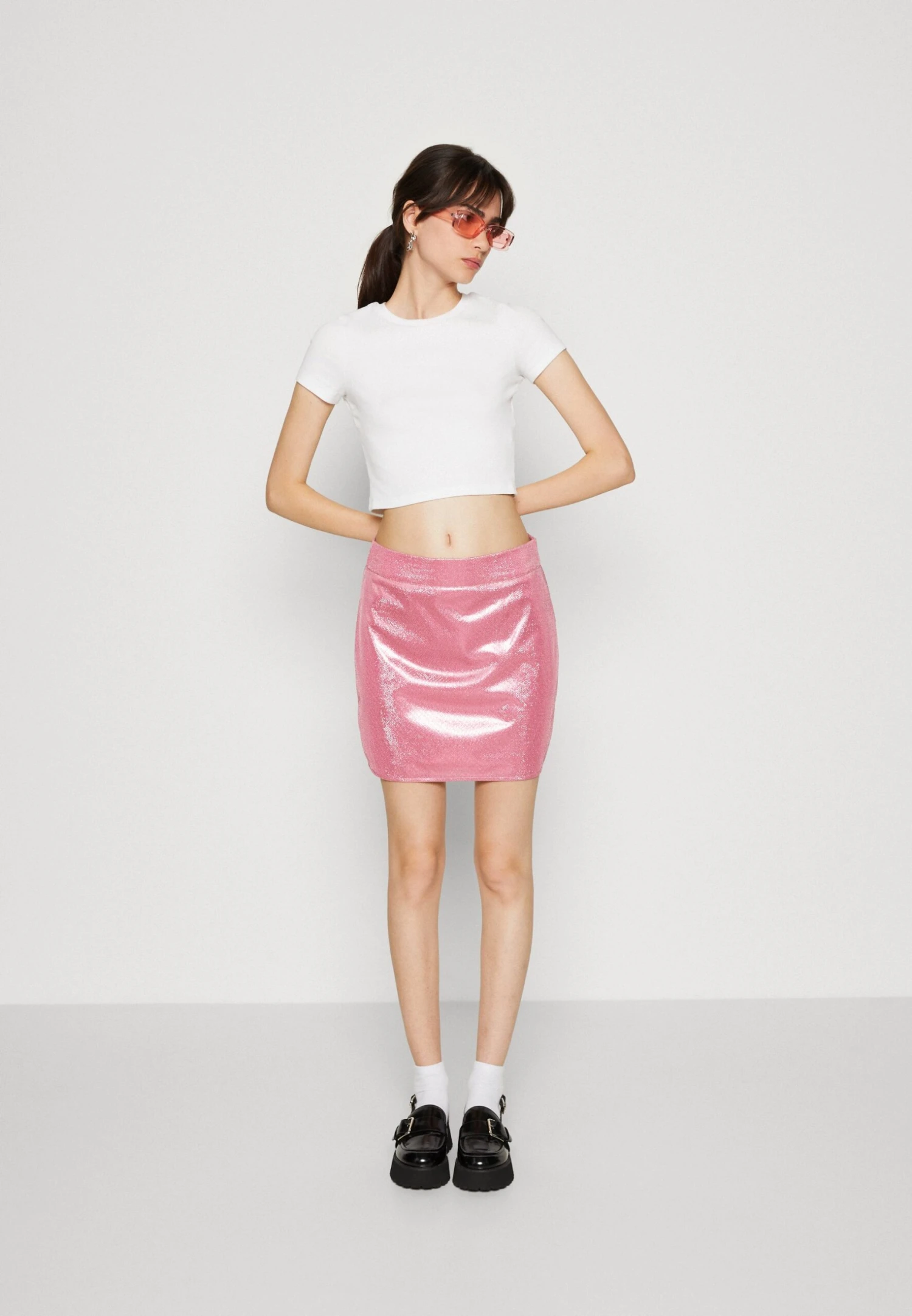 Gina Tricot Skirt - Minirok - Pink 2 Gina Tricot Skirt - Minirok - Pink - Afbeelding 2