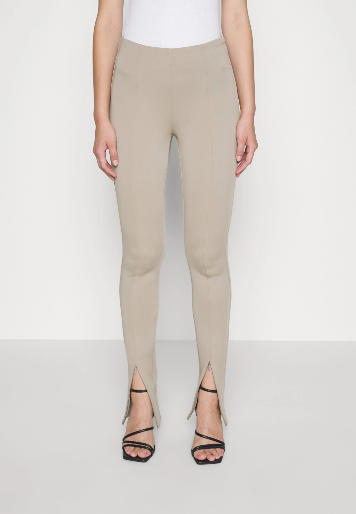 Calvin Klein Technical Split - Legging - Seneca Rock 1 Calvin Klein Technical Split - Legging - Seneca Rock