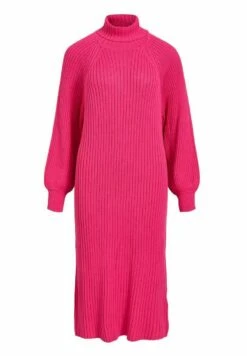 Object Gebreide Jurk - Magenta -Only Mode Winkel 3d288ee585cf4c8091e15b00f660b762