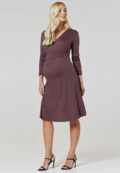 Classic - Jurk - Light Brown -Only Mode Winkel 3d78320d23ef4f889fa426c9e162ad8f