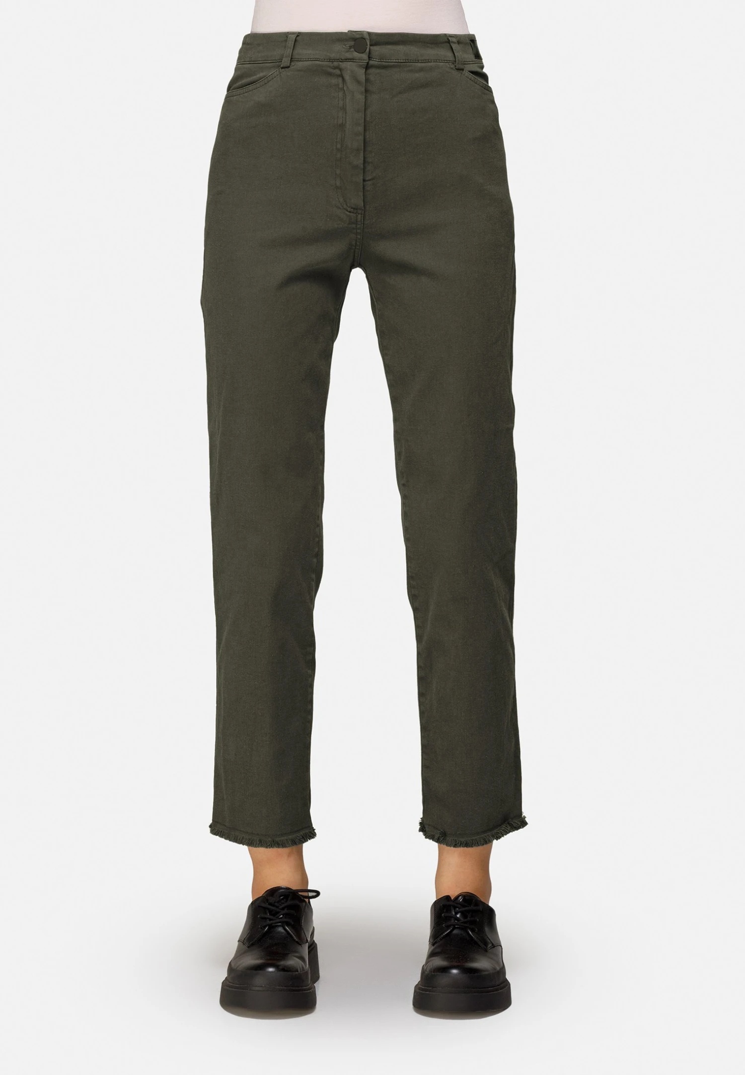 HELMIDGE Straight Leg Jeans - Grun 1 HELMIDGE Straight Leg Jeans - Grun