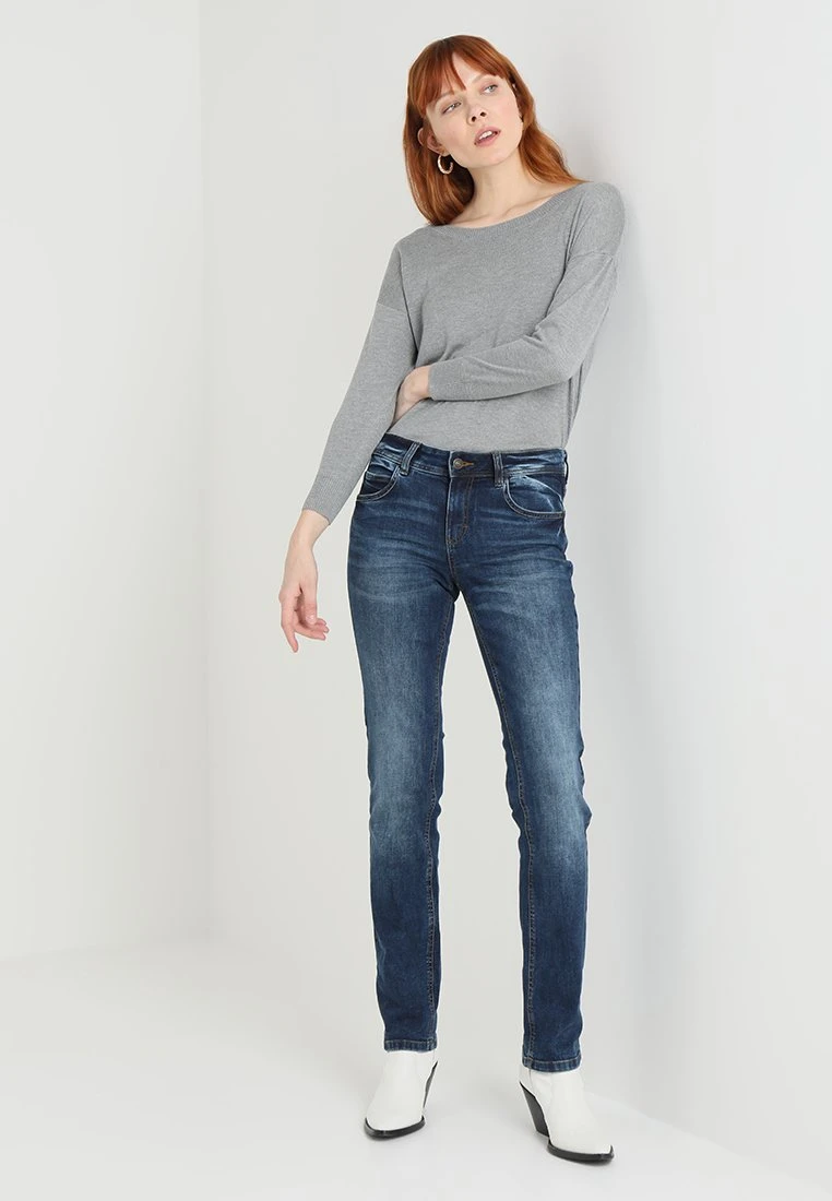 Tom Tailor Alexa - Straight Leg Jeans - Mid Stone Wash Denim Blue 2 Tom Tailor Alexa - Straight Leg Jeans - Mid Stone Wash Denim Blue - Afbeelding 2