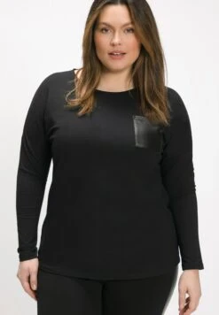 Ulla Popken Longsleeve - Zwart