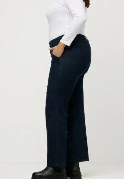 Ulla Popken Flared Jeans - Blue Denim -Only Mode Winkel 3ee96182d5644cef878faf80e64800cd