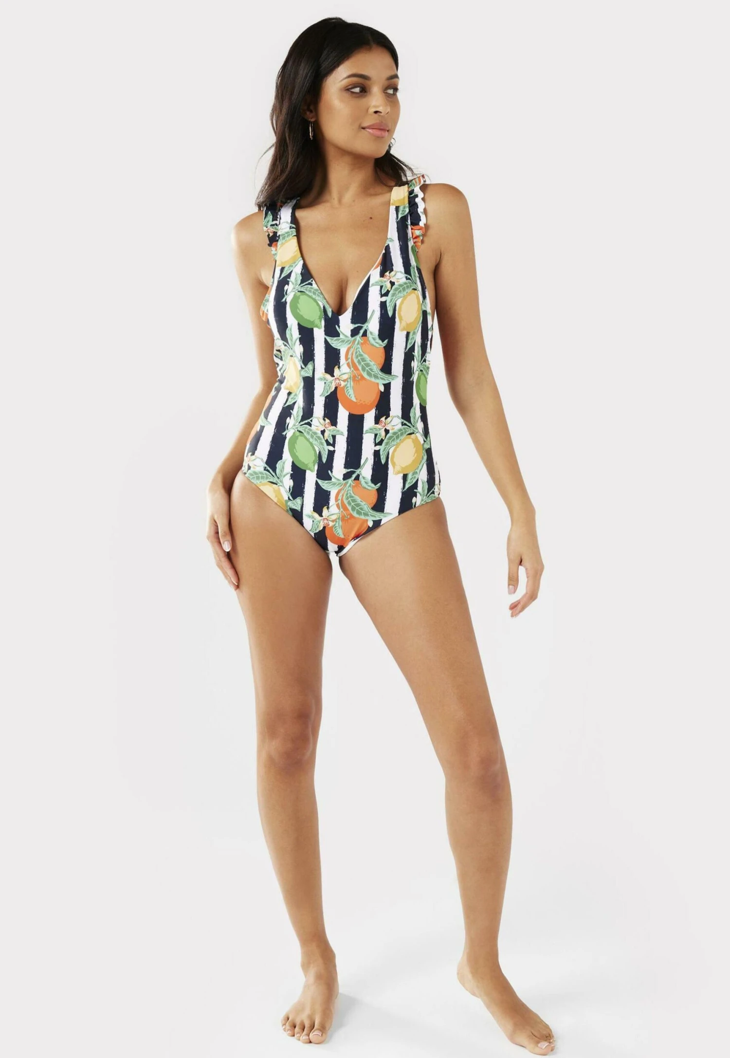 V-Neck - Badpak - Navy 2 V-Neck - Badpak - Navy - Afbeelding 2