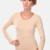 Rundhals - Body - Beige