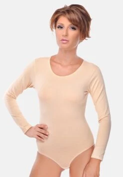 Rundhals - Body - Beige