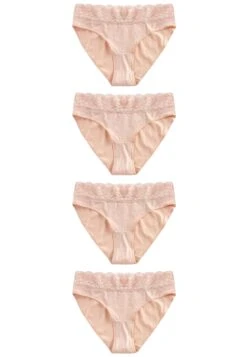 Next Dot Print High LegKnickers 4 Pack - Slip - Nude M -Only Mode Winkel 408ac1e86d3f494fa9d73f0946d55ded