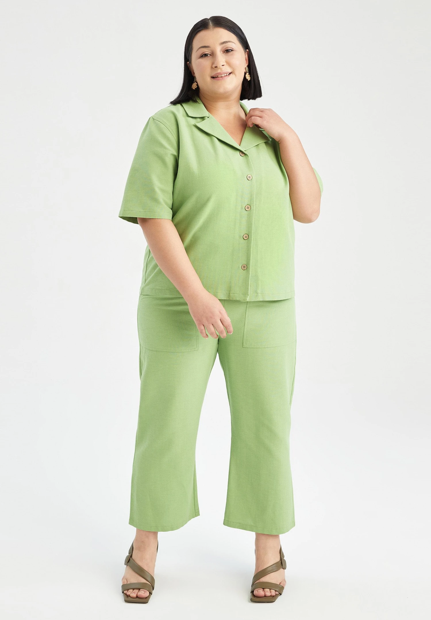 DeFacto Broek - Green 2 DeFacto Broek - Green - Afbeelding 2