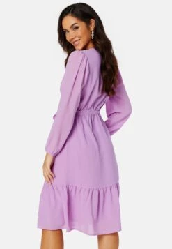Linn - Jurk - Purple -Only Mode Winkel 40e3873667834c5cbf81ea575f092be0