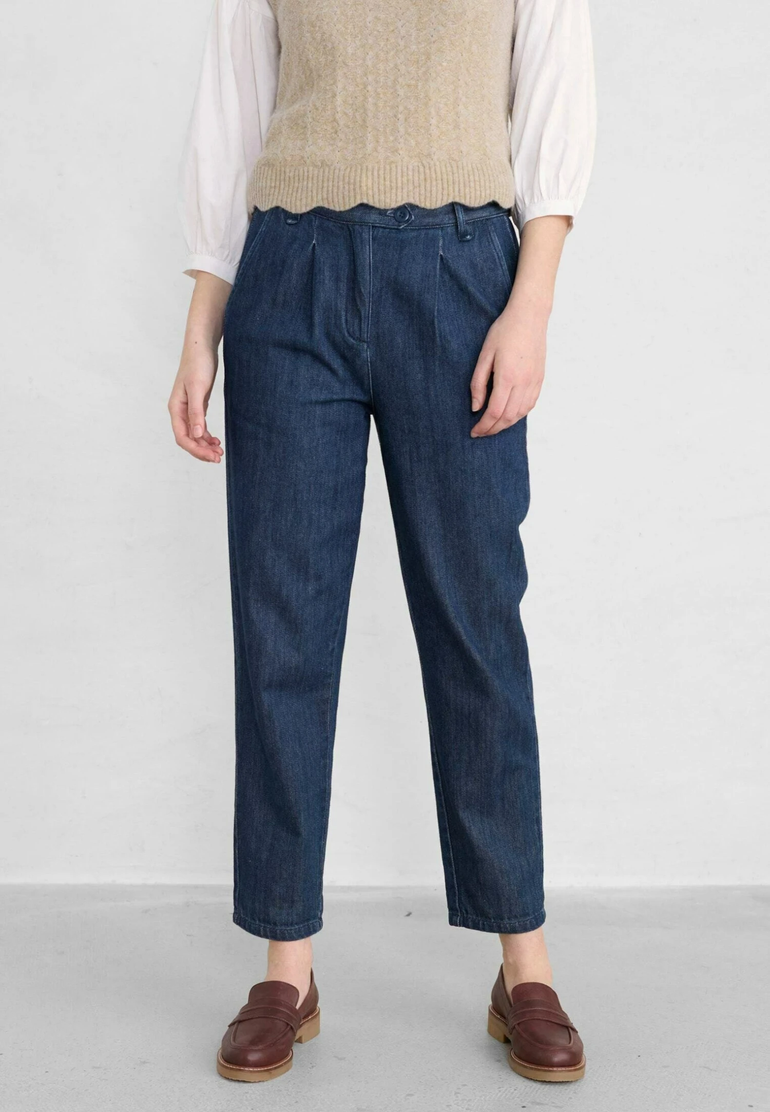 Marsland- Relaxed Fit Jeans - Dark Wash Indigo 2 Marsland- Relaxed Fit Jeans - Dark Wash Indigo - Afbeelding 2