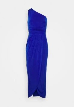 Wal G Party Bina One Shoulder Midi - Jerseyjurk - Electric Blue -Only Mode Winkel 4166ef2cb974497c9472a31e41d9bfc0