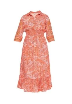 Midi De Cuello Solapa - Blousejurk - Coral 11 Midi De Cuello Solapa - Blousejurk - Coral -Only Mode Winkel 4172df460b6a445f95f0aa2812a1bbfe