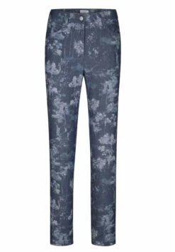 Straight Leg Jeans - Blau Weiß