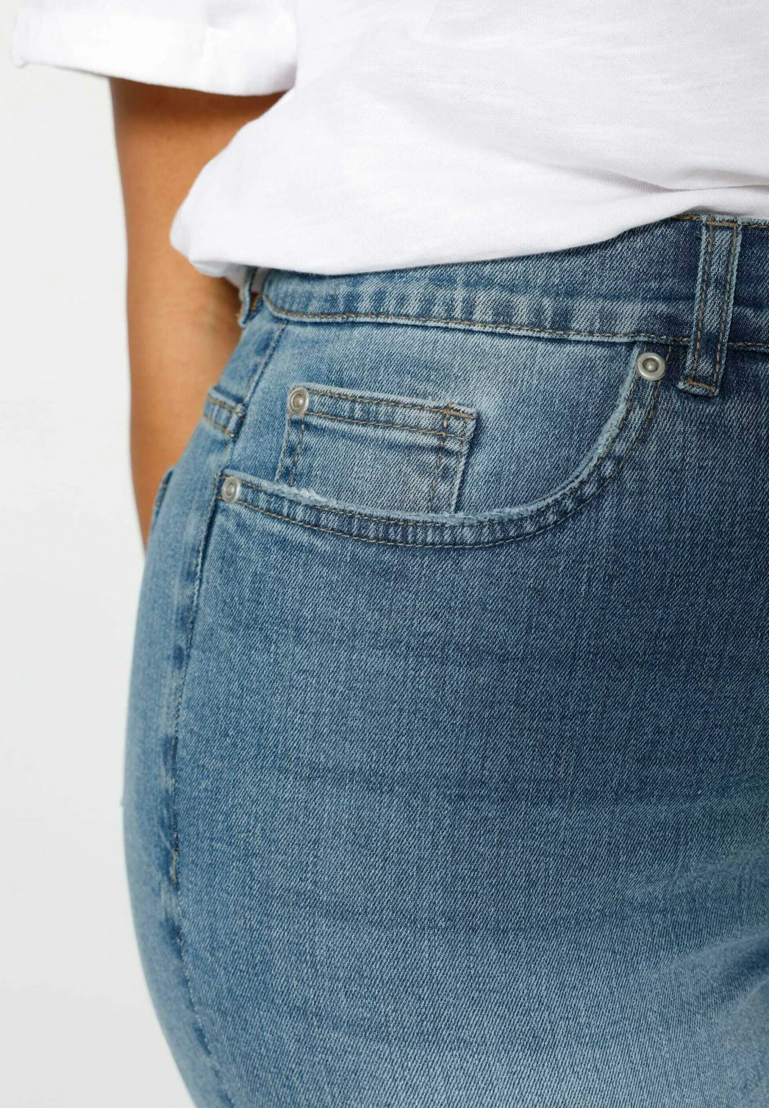 Slim Fit Jeans - Middle Blue 4 Slim Fit Jeans - Middle Blue - Afbeelding 4