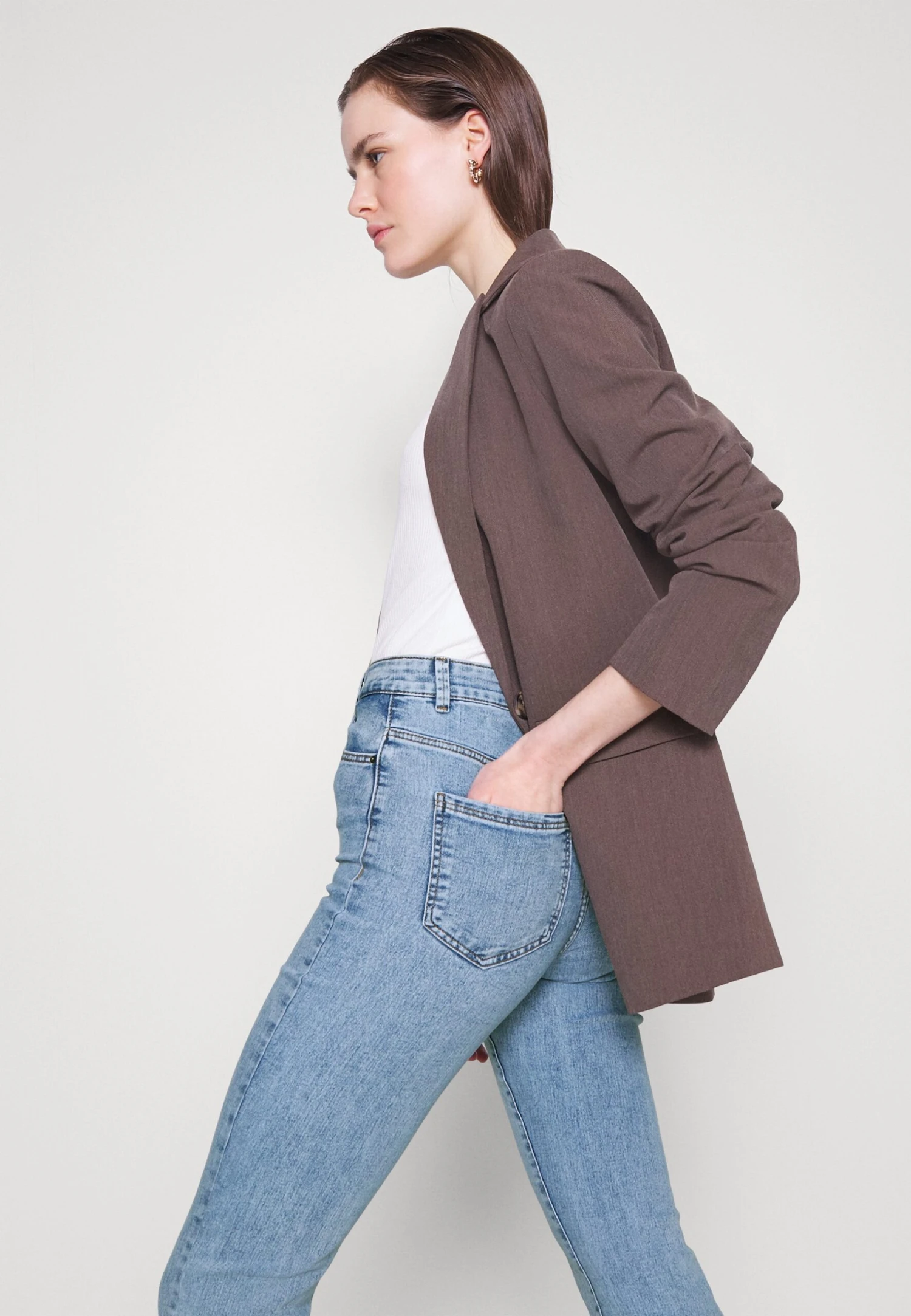 Pcpeggy Slit Tll - Jeans Skinny Fit - Light Blue Denim 4 Pcpeggy Slit Tll - Jeans Skinny Fit - Light Blue Denim - Afbeelding 4