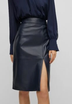 Boss Setora - Leren Rok - Dark Blue 8 Boss Setora - Leren Rok - Dark Blue -Only Mode Winkel 42aedee5f6d8450ca460186c4b465a0b