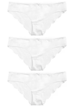 Next No Vpl Back Three Pack - Slip - White