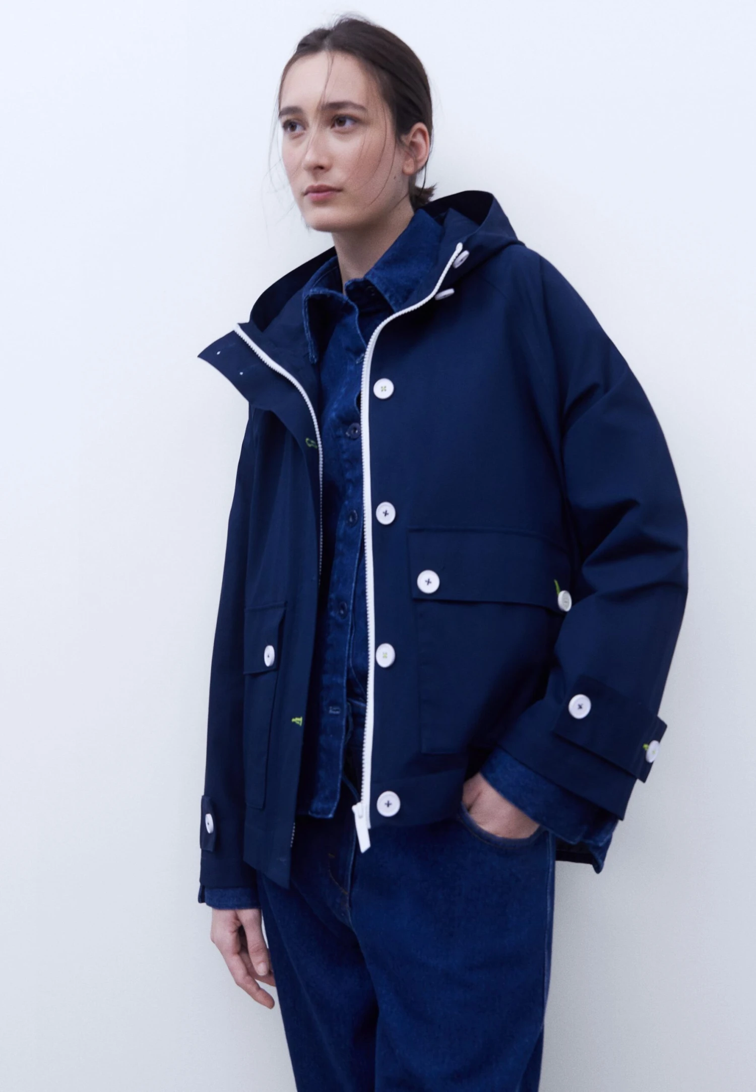 ADOLFO DOMINGUEZ Parka - Navy Blue 1 ADOLFO DOMINGUEZ Parka - Navy Blue