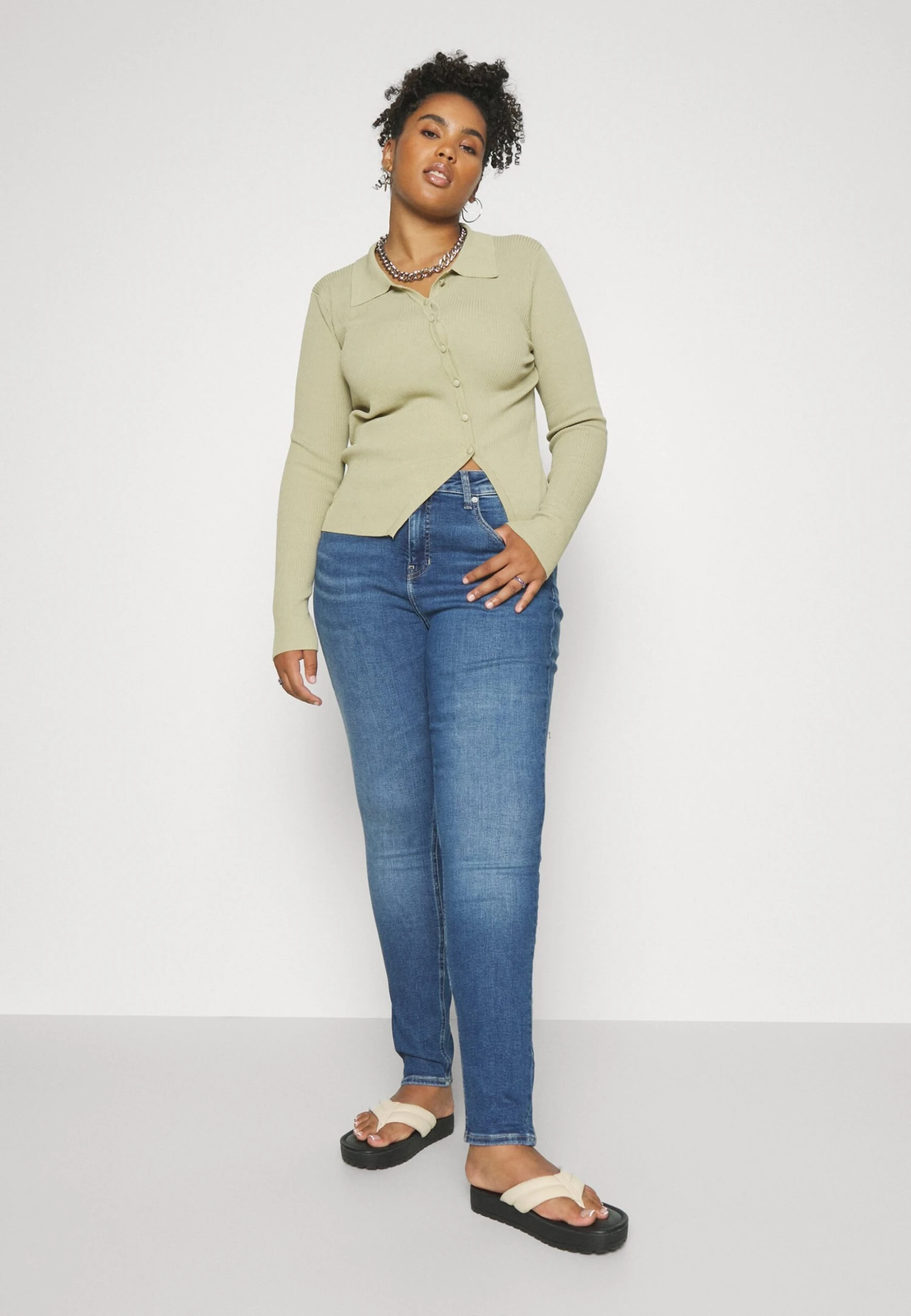 High Rise Plus - Jeans Skinny Fit - Blue 4 High Rise Plus - Jeans Skinny Fit - Blue - Afbeelding 4