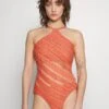Seafolly Marrakesh High Neck One Piece - Badpak - Cinnamon