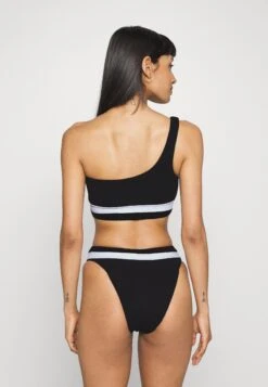 Seafolly Slice Of Splice Spliced High Rise - Bikinibroekje - White/Black -Only Mode Winkel 445283d6ff464e97ae3e5934bf8d91e7