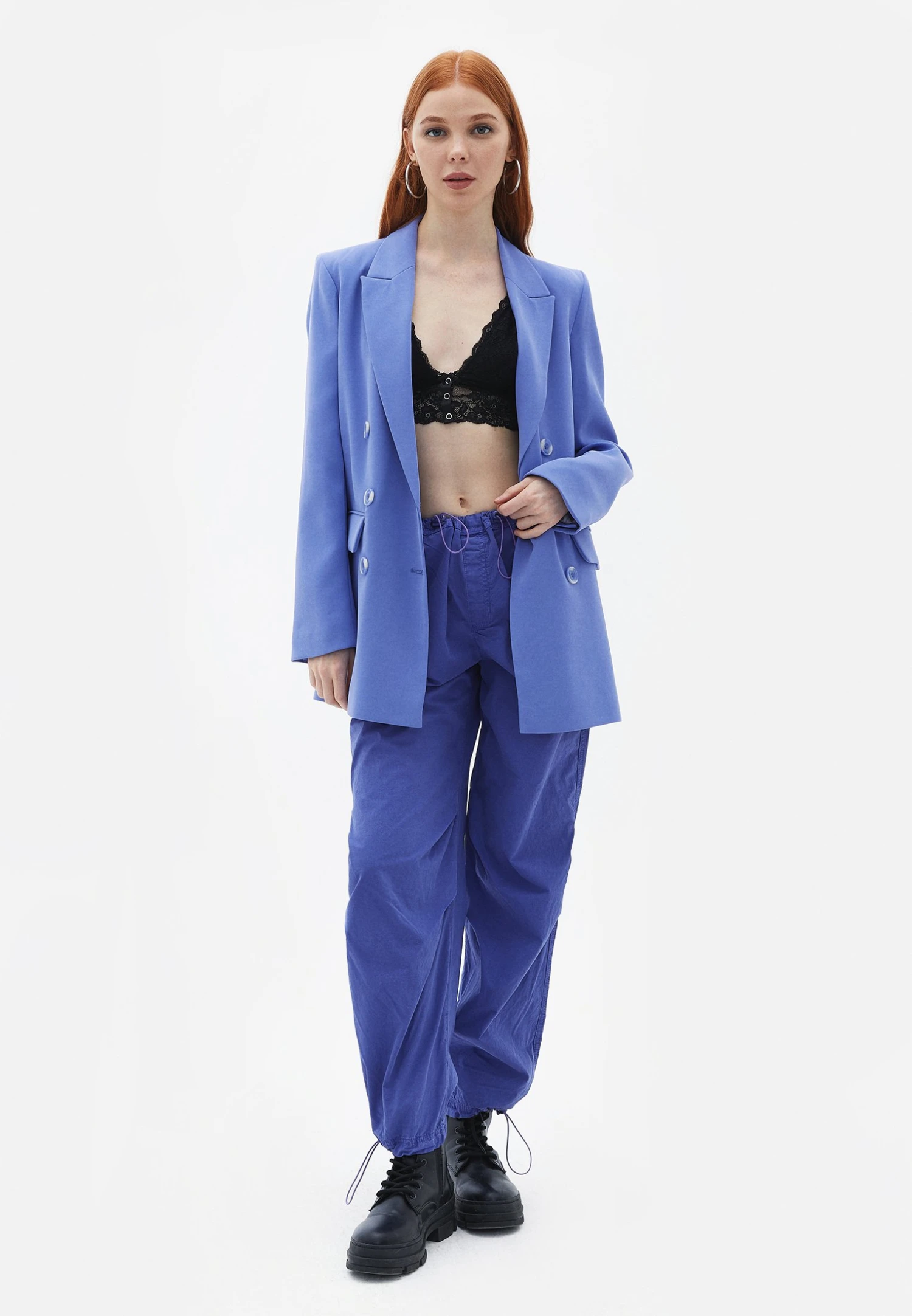 Boyfriend- Halflange Jas - Lolite 2 Boyfriend- Halflange Jas - Lolite - Afbeelding 2