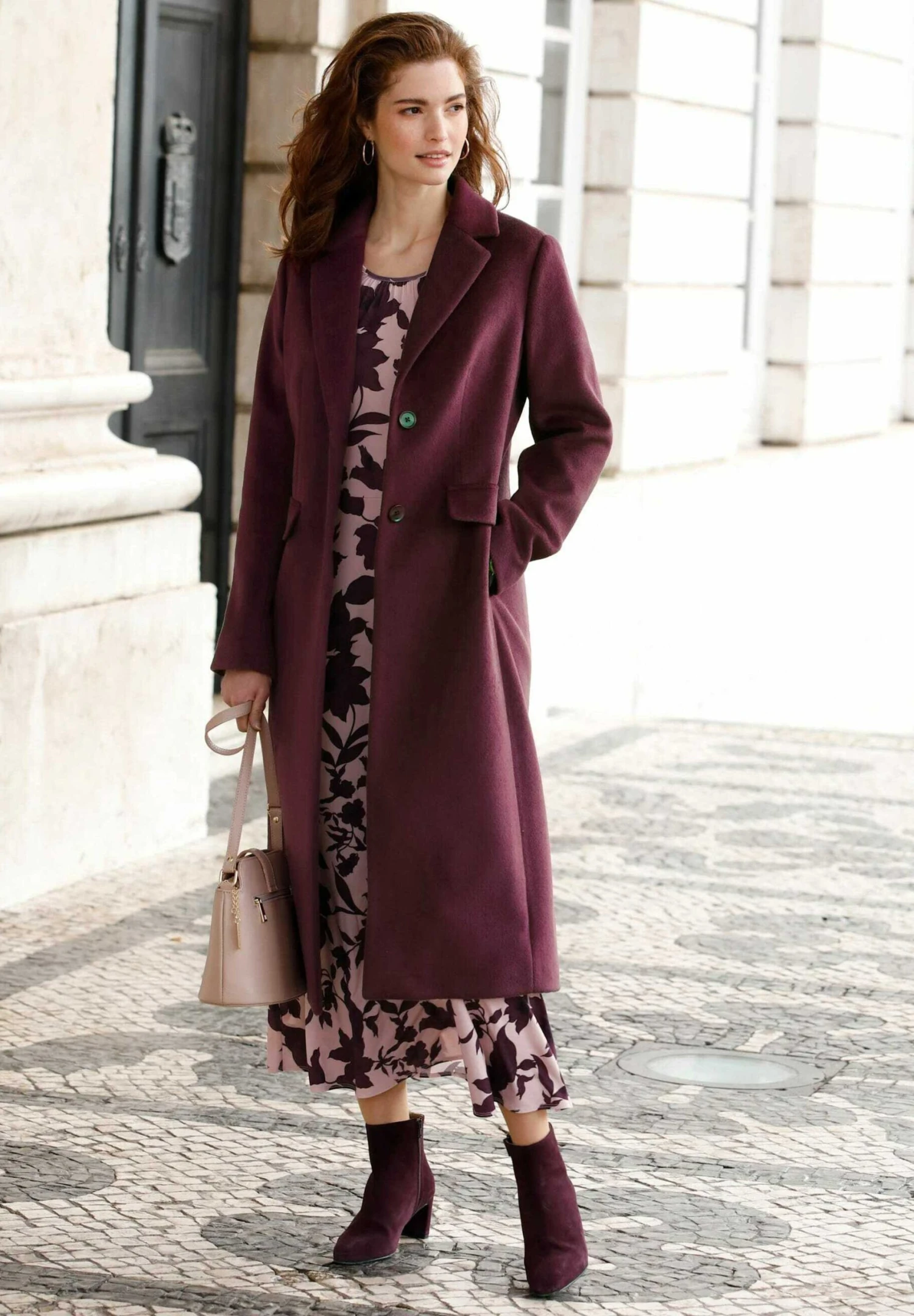 Mantel - Pflaume 3 Mantel - Pflaume - Afbeelding 3