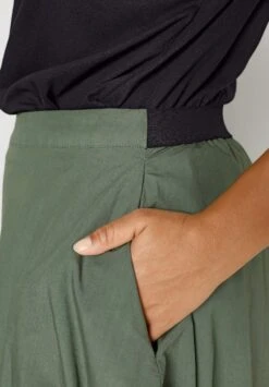 Rock - A-Lijn Rok - Oliv -Only Mode Winkel 44d6c3a8940c425d94c462bca76646d5