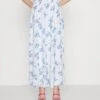 Hollister Co. Emea Printed Maxi - Maxirok - White/Blue