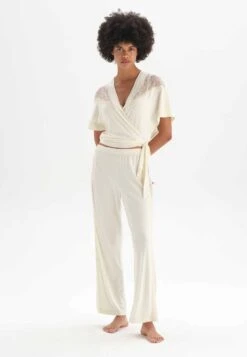 Lace Detailed - Broek - Ecru 12 Lace Detailed - Broek - Ecru -Only Mode Winkel 45d6e13668ad418880fa8a0def589afd