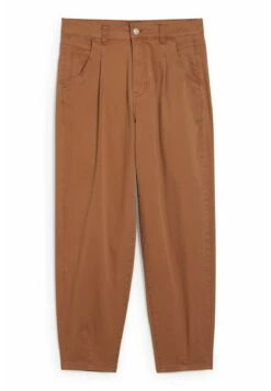 Relaxed Fit Jeans - Brown