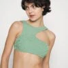Seafolly Second Wave Assymetrical Tank - Bikinitop - Palm Green