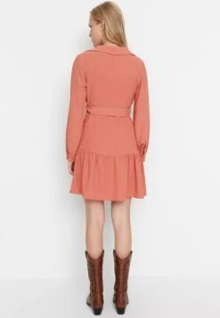 Trendyol Jurk - Brown -Only Mode Winkel 46062cb99ce24637a1c9007529d49887