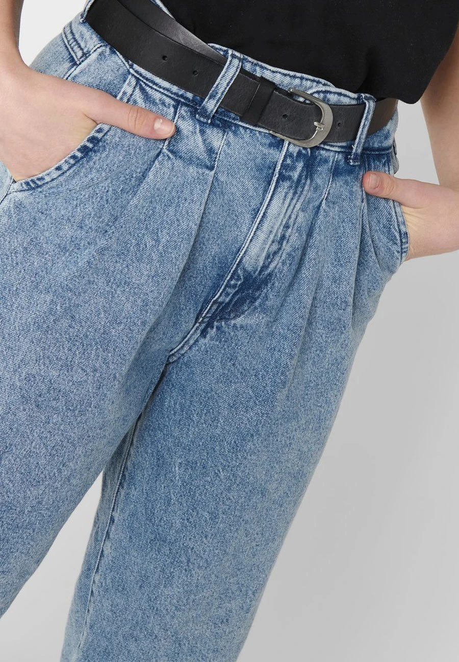 ONLY Straight Fit Jeans Onlhavana Life Hw Carot Cropped - Straight Leg Jeans - Medium Blue Denim 5 ONLY Straight Fit Jeans Onlhavana Life Hw Carot Cropped - Straight Leg Jeans - Medium Blue Denim - Afbeelding 5