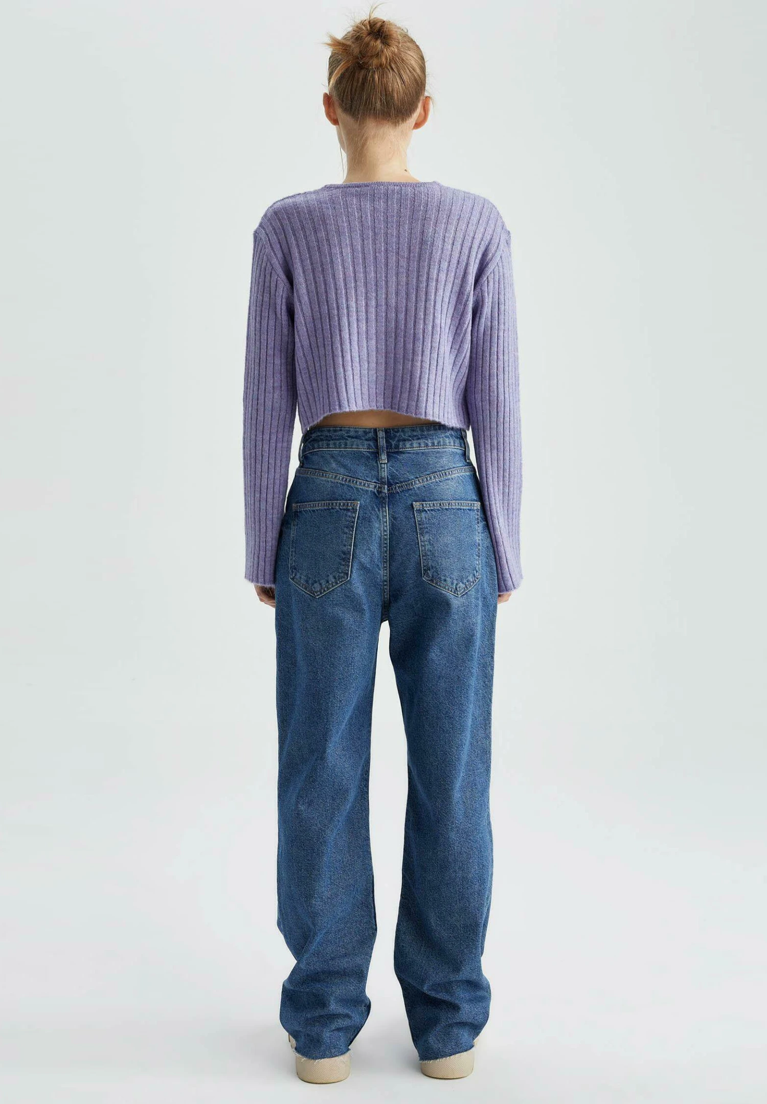 DeFacto 90'S Wide Leg- Straight Leg Jeans - Blue 3 DeFacto 90'S Wide Leg- Straight Leg Jeans - Blue - Afbeelding 3