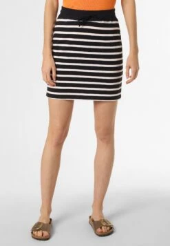 Rock - Minirok - Marine Weiß