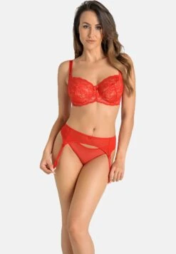 Eleonora - Jarretels - Red