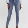 Vero Moda Slim Fit Jeans - Medium Blue Denim