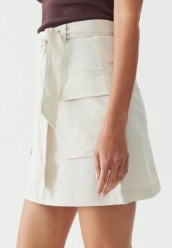 Arna- A-Lijn Rok - Natural -Only Mode Winkel 46f42937299a4612bccd2f12eb0dbd44